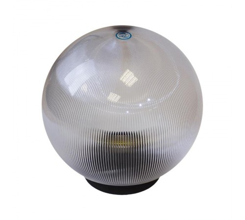Светильник садово-парковый НТУ 02-60-252 без опоры, шар прозрачный призма D=250 mm  Б0048053  ЭРА