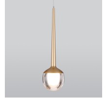 Подвес потолочный DLS028 6W 4200K золото 6Вт Eurosvet  a047770  Elektrostandard