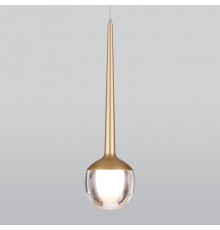 Подвес потолочный DLS028 6W 4200K золото 6Вт Eurosvet  a047770  Elektrostandard