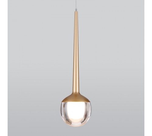 Подвес потолочный DLS028 6W 4200K золото 6Вт Eurosvet  a047770  Elektrostandard