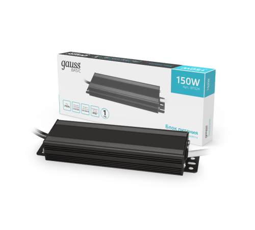 Блок питания Basic 12V 150W IP67 1/15  BT524  Gauss