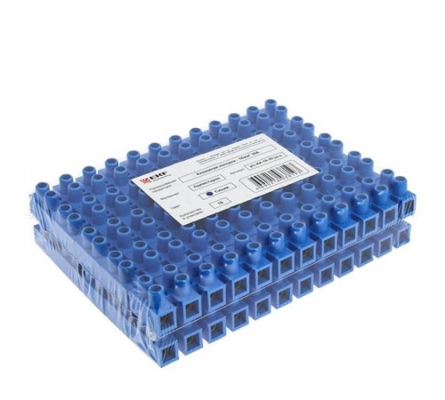 Клеммная колодка 35мм 80А полистирол синяя (уп.10шт.) EKF PROxima  plc-KK-35-80-ps-s  EKF