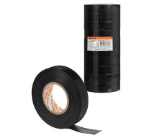 Изолента ПВХ 0,15х19 мм Черная 25 м  SQ0526-0086  TDM