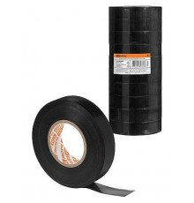 Изолента ПВХ 0,15х19 мм Черная 25 м  SQ0526-0086  TDM