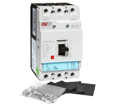 Выключатель автоматический AV POWER-1/3 16А 35kA TR  mccb-13-16-TR-av  EKF