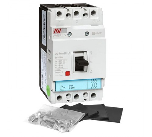 Выключатель автоматический AV POWER-1/3 16А 35kA TR  mccb-13-16-TR-av  EKF