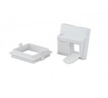 Hyperline SIP2A-2K-M45-45 Вставка угловая 45x45 (аналог Mosaic) для 2х модулей KJ5, KJ6, KJE, KJNE, со шторками 