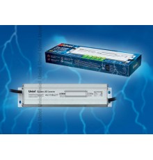 Блок питания для светодиодов с защитой от короткого замыкания и перегрузок UET-VAL-040A67 алюм. корпус, 40Вт, 12В, IP67  06010  Uniel