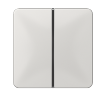 1-клавишная накладка для пульта КNX, светло-серая, для серии CD  CD401TSALG  Jung