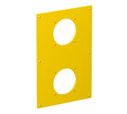 Накладка блока питания VH для монтажа устройств, 160x105x3 мм (ПВХ,желтый) (VHF-P8)  6109879  OBO Bettermann