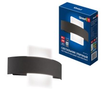ULU-S32A-8W/4000K IP65 BLACK Светильник светодиодный уличный. Архитектурный накладной. Белый свет (4000K). Корпус черный. TM Uniel  UL-00009348  Uni