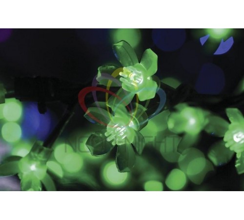 Светодиодное дерево "Сакура", высота 1,5м, диаметр кроны 1,8м, зеленые светодиоды, IP 54, понижающий трансформатор в комплекте,  531-104  NEON-NIGHT