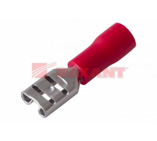 Клемма плоская изолированная гнездо 5.6 мм 0.5-1.5 мм (РПи-м 1.5-(4.8)/РПИм 1,25-5)  08-0412  REXANT