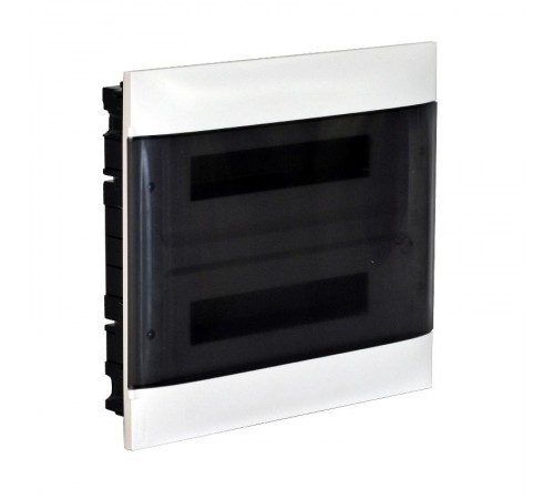 Practibox S Пластиковый щиток Встраиваемый (в полые стены) 2X12 Дымчатая дверь  135572  Legrand