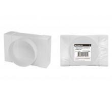 Тройник соединитель прямоугольного воздуховода с круглым, 55х110/D100  SQ1807-1733  TDM