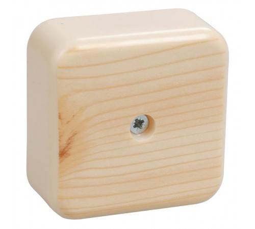 Коробка распределительная КМ для о/п 50х50х20мм сосна  UKO10-050-050-020-K34-E  IEK