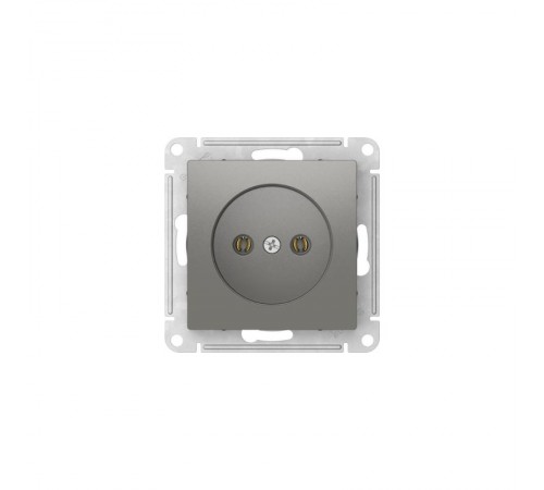 AtlasDesign Сталь Розетка без заземления без шторок, 16А, механизм, быстрозажимные клеммы  ATN000941S  SE
