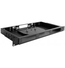 Кросс оптический 1U укомпл. 24 LC duplex (OS2) черн.  IND-FOBX24-1U-24LCUD09  ITK