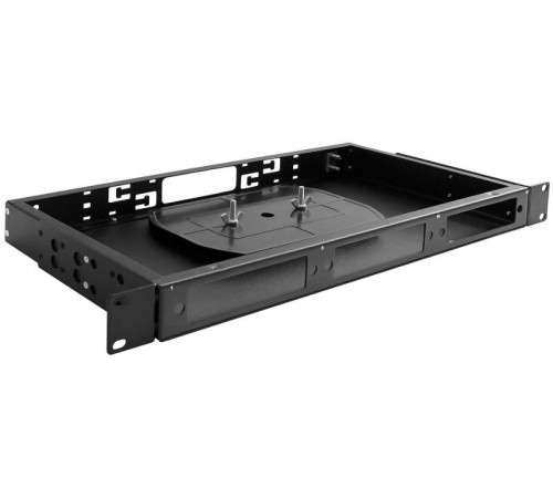 Кросс оптический 1U укомпл. 24 LC duplex (OS2) черн.  IND-FOBX24-1U-24LCUD09  ITK