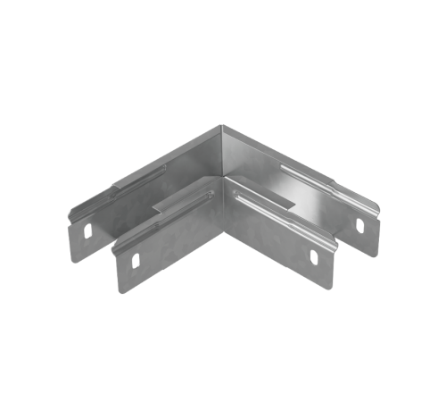 Угол горизонтальный 90 гр. прямой 50х50 мм "ПЛЮС"  PGLplus90-50-50  КМ - профиль