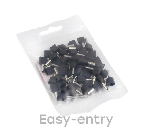 Наконечник штыревой втулочный изолированный НШвИ(2) 1,5-8 (50шт.) EKF PROxima  nhvi2-1.5-8  EKF