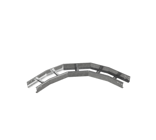 Угол лестничный горизонтальный 90 гр. 100х300х1,5 мм R600 HD N  LGL90-100-300-1.5-R600 HD N  КМ-профиль