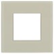 SKANDY Рамка 1-местная SK-F21B стекло беж.   SK-M12-G-K10  IEK