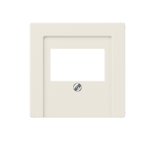 Крышка для ТАЕ и USB розеток, фиксация винтом; термопласт; слоновая кость; A500  A569BFPLT  Jung