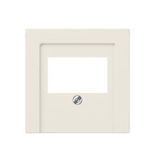 Крышка для ТАЕ и USB розеток, фиксация винтом; термопласт; слоновая кость; A500  A569BFPLT  Jung