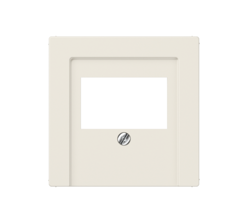 Крышка для ТАЕ и USB розеток, фиксация винтом; термопласт; слоновая кость; A500  A569BFPLT  Jung
