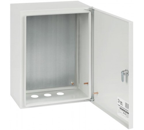  Щит с монтажной панелью металлический ЩМП-04 IP31 (400х300х165) SIMPLE  Б0041655  ЭРА