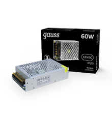 Блок питания для светодиодной ленты LED STRIP PS 60W 12V IP20  202003060  Gauss