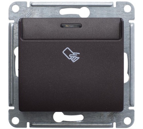 Glossa Шоколад Выключатель карточный, сх.6  GSL000869  SE