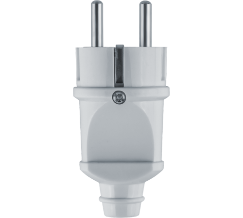 Вилка NCA-PL02-16A-E-WH прямая с/з белая  61359  Navigator