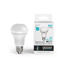 Лампа светодиодная Elementary R63 8W 650lm 4100K Е27 LED 1/10/50  63228  Gauss