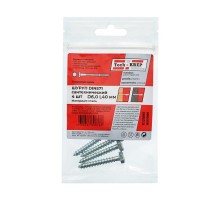 Болт DIN 571 сантехнический оцинк 6х40 (4 шт) - пакет ( 0,033 кг)  102580  Tech-KREP