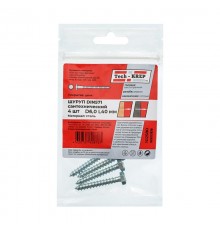 Болт DIN 571 сантехнический оцинк 6х40 (4 шт) - пакет ( 0,033 кг)  102580  Tech-KREP