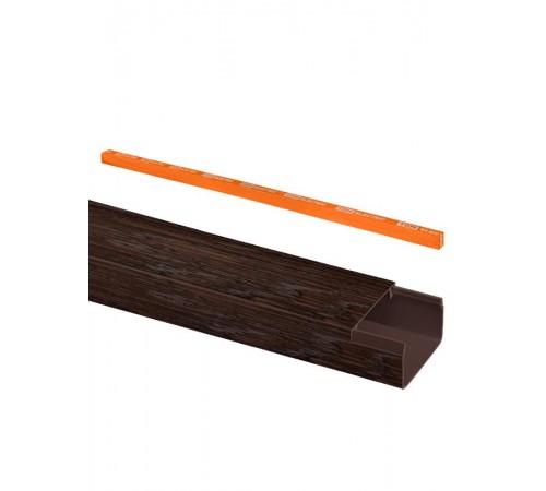 Кабель-канал 25х16 (6 шт по 2 м) "ЭКО" 3D венге (розн.упак.)  SQ0402-3405  TDM