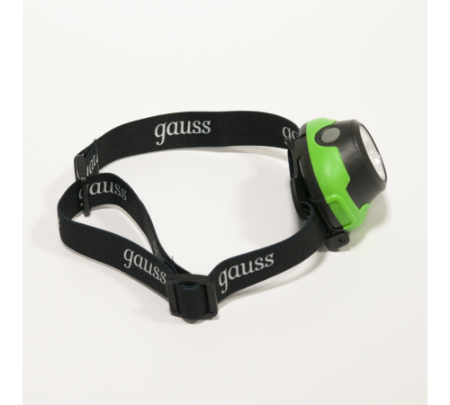 Фонарь налобный GFL302 3W 120lm 3xAAA LED 1/12/60  GF302  Gauss