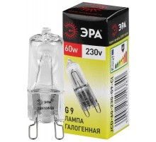 Лампа галогенная прозрачная 60Вт 220В G9 JCD  C0027370  ЭРА