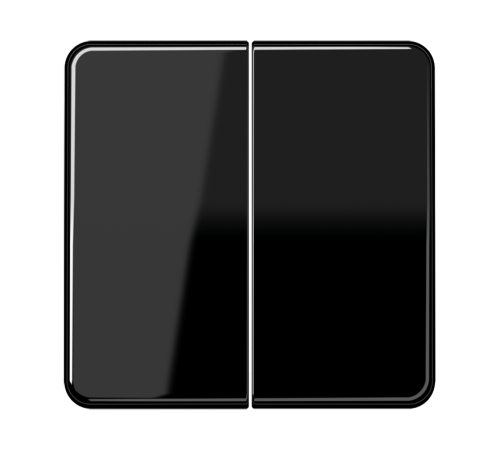 Двойная клавиша для балансирных механизмов выключателей (кнопок), в комплекте с CD95HP (крепежный элемент), возможно IP44; дюропласт; черный; CD500  