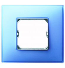 Simon 27 Рамка декоративная, 3 поста, (+суппорт), S27 Neos, Матовый, бирюзовый  27773-63  Simon