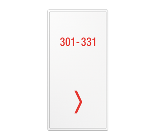 Стеклянная крышка 2 поста LSCUKO6TX-2WW Jung