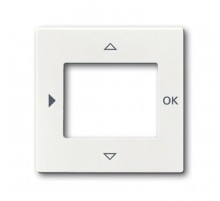 ABB Basic 55 Альп. белый Накладка для терморегулятора (мех. 1098 U, 1098 UF)  6430-0-0352   2CKA006430A0352  ABB