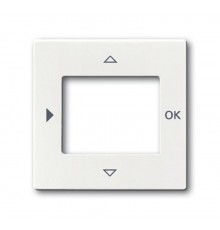 ABB Basic 55 Альп. белый Накладка для терморегулятора (мех. 1098 U, 1098 UF)  6430-0-0352   2CKA006430A0352  ABB