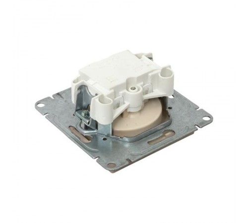 Механизм розетки, 16А, без заземления, со шторками, кремовый Эпика  UP1-SOI-101 EKF