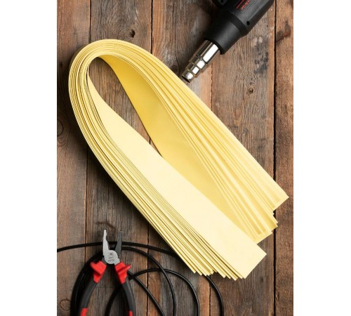 Термоусаживаемая трубка ТУТ нг 30/15 желтая EKF PROxima  tut-30-y-1m  EKF