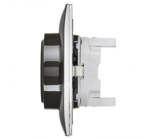 SKANDY Розетка 2-местная с з/к/ш 16А в сб. SK-R07N никель  SK-R24-16-K50-F  IEK