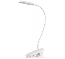 Настольный светильник  NLED-525-6W-W светодиодный аккумуляторный на прищепке белый  Б0068589  ЭРА