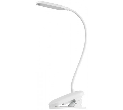 Настольный светильник  NLED-525-6W-W светодиодный аккумуляторный на прищепке белый  Б0068589  ЭРА